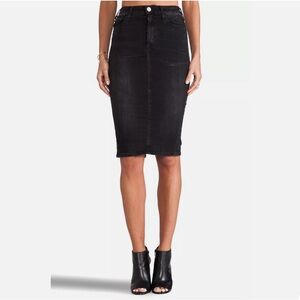 MCGUIRE Confessional Pencil Skirt in Malachite